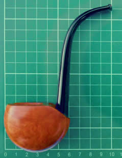 Rollkiss Vest Pocket pipe Churchwarden stem